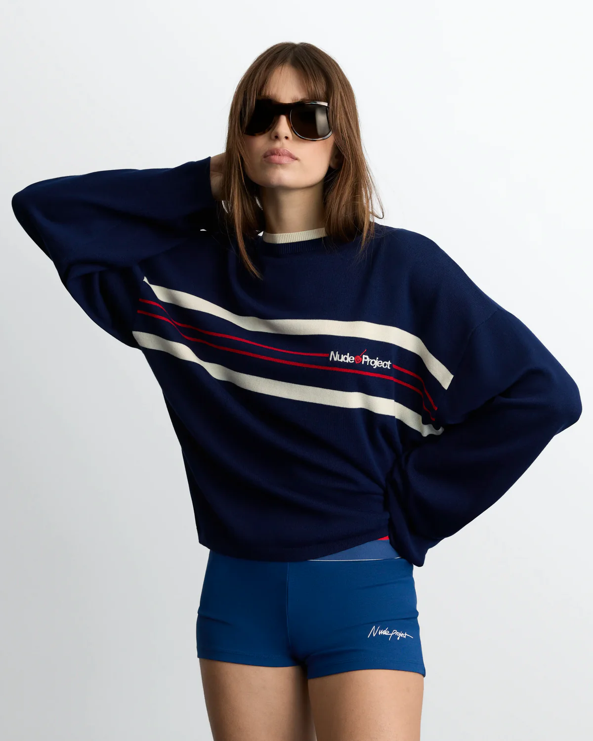 Smith Knit Sweater Navy