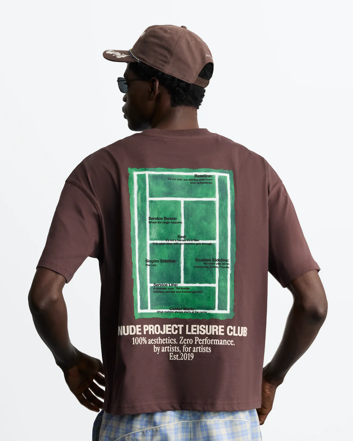 Court Tee Brown