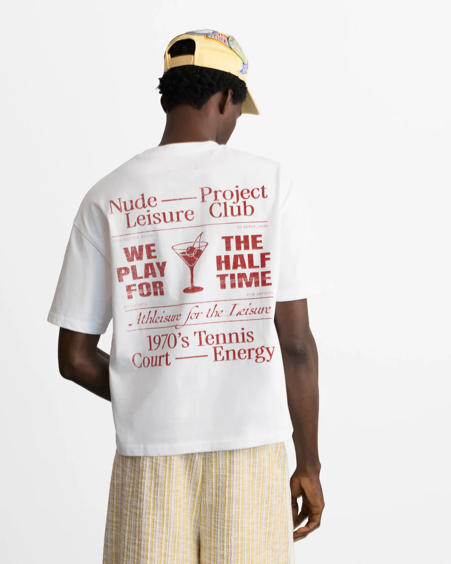 Halftime Tee White