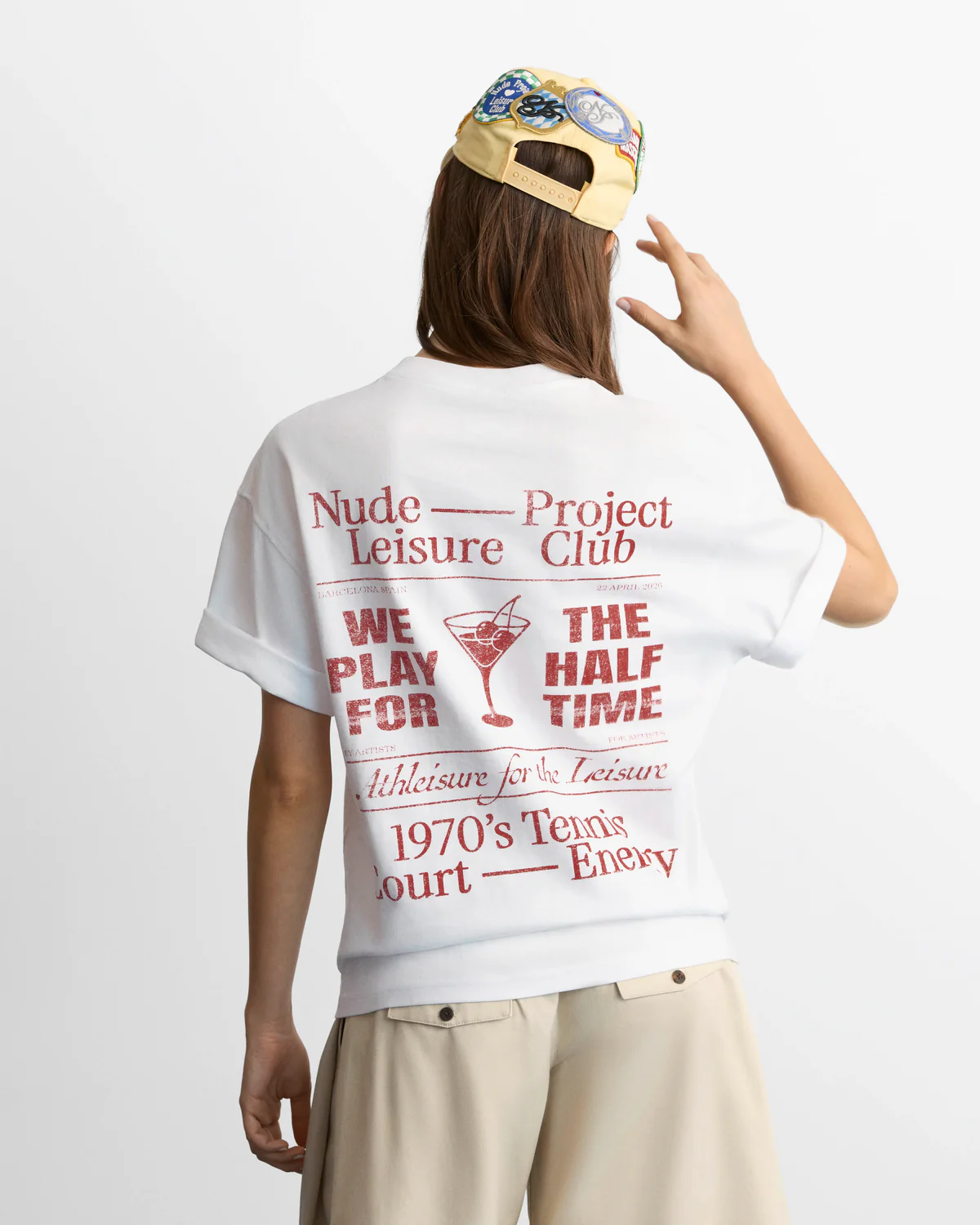 Halftime Tee White