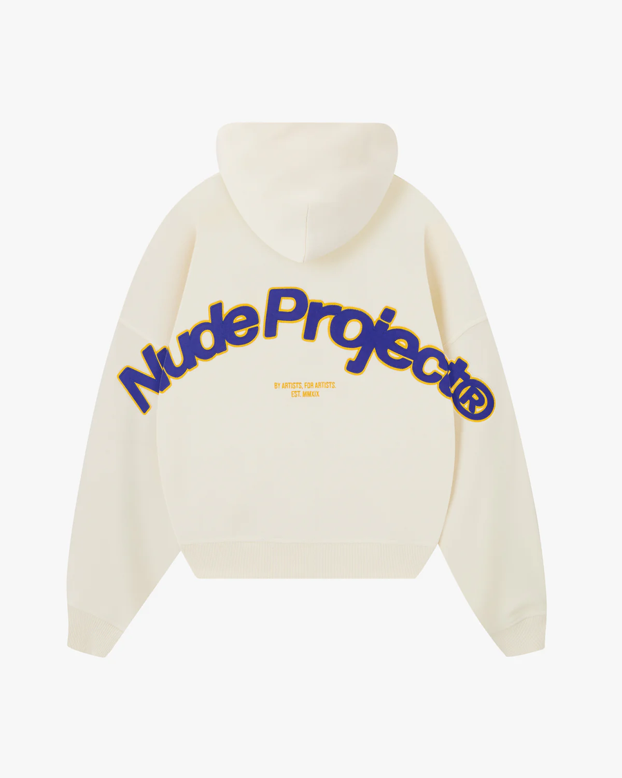 Beast Zip-Up Hoodie Marshmallow