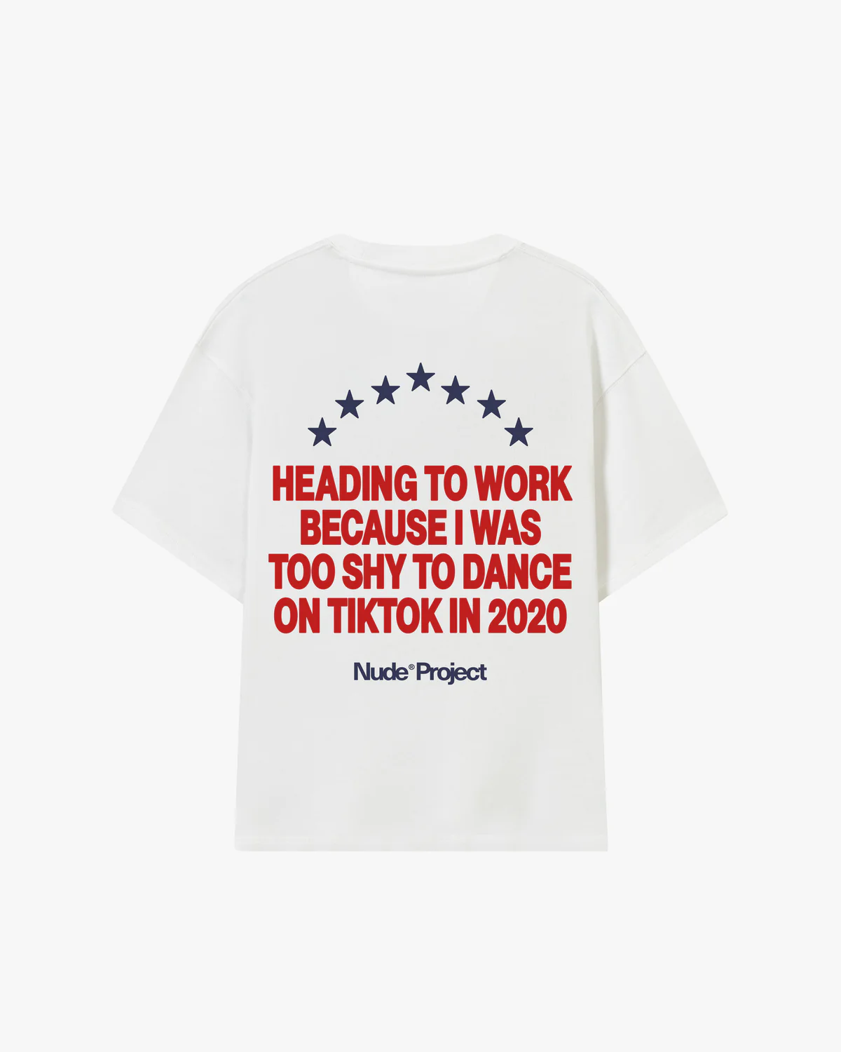 9-5 Tee White