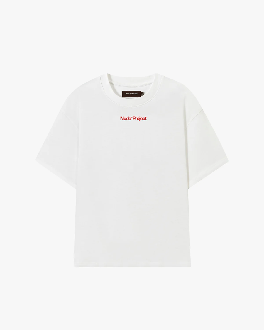 9-5 Tee White