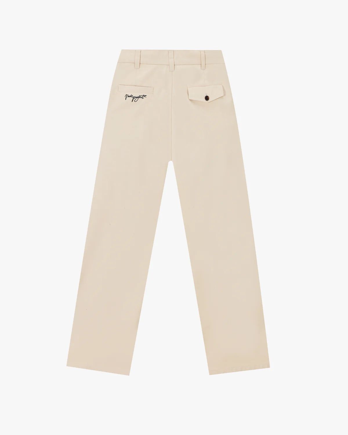 Vinyl Chino Pants Ecru