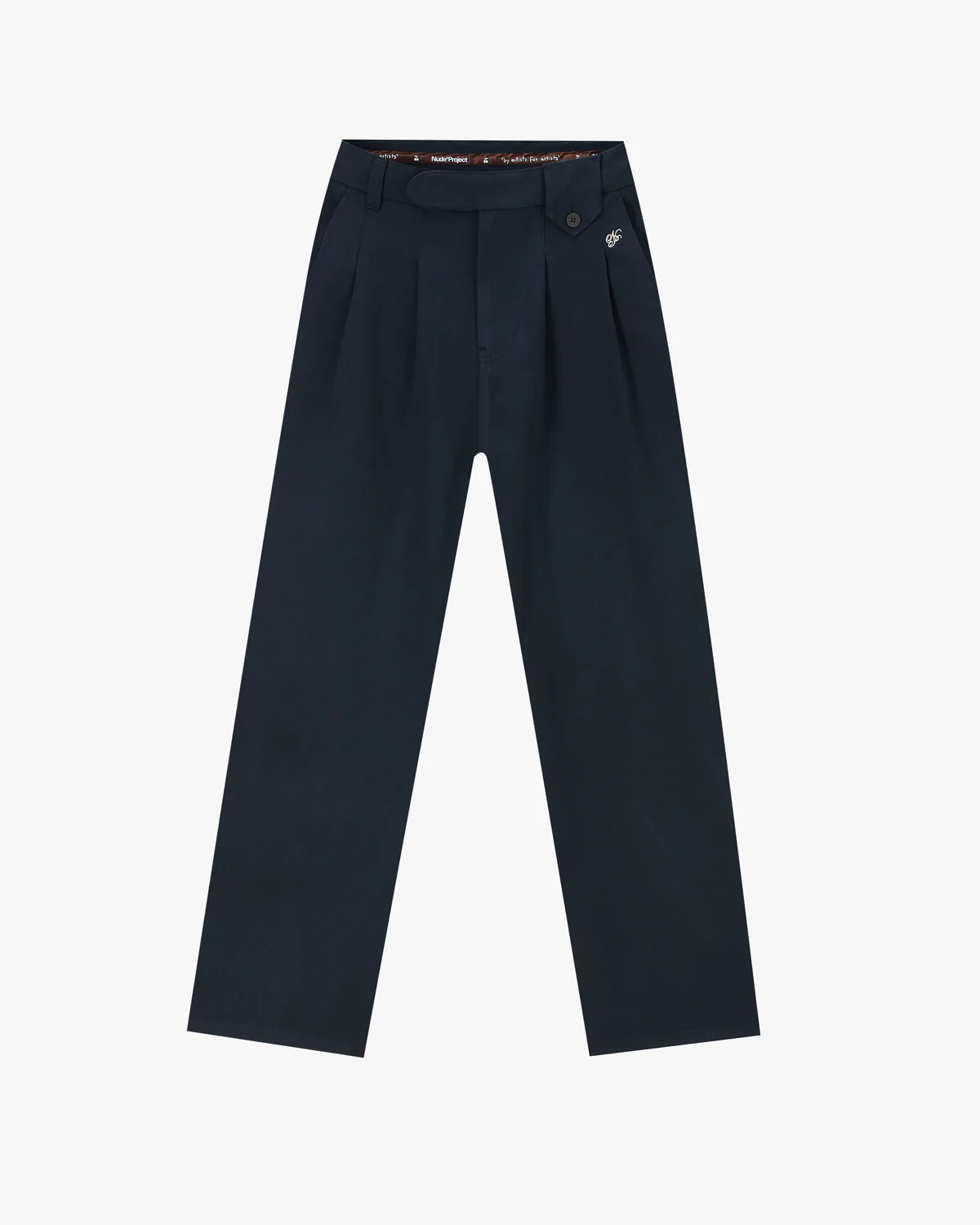 Vinyl Chino Pants Navy