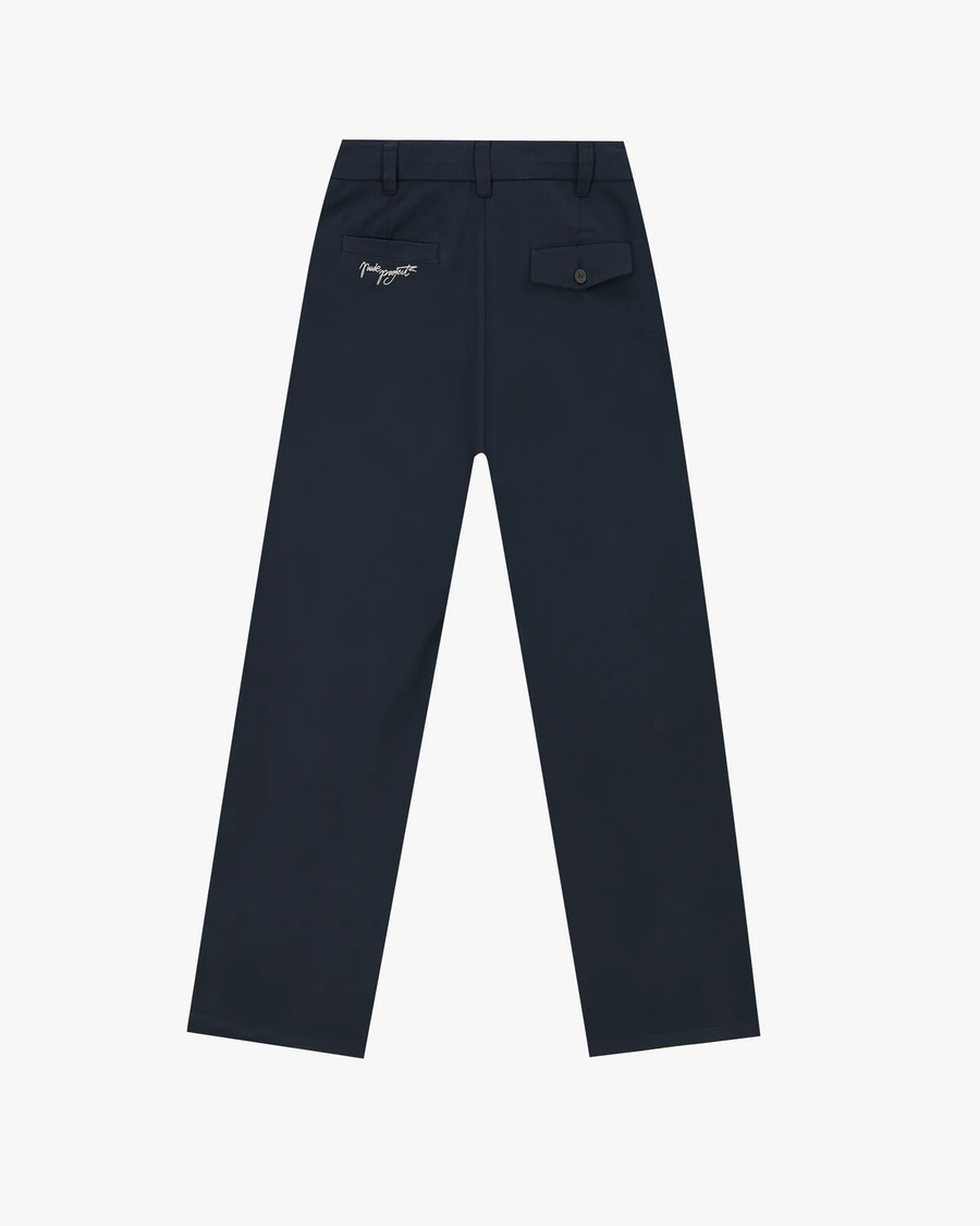 Vinyl Chino Pants Navy