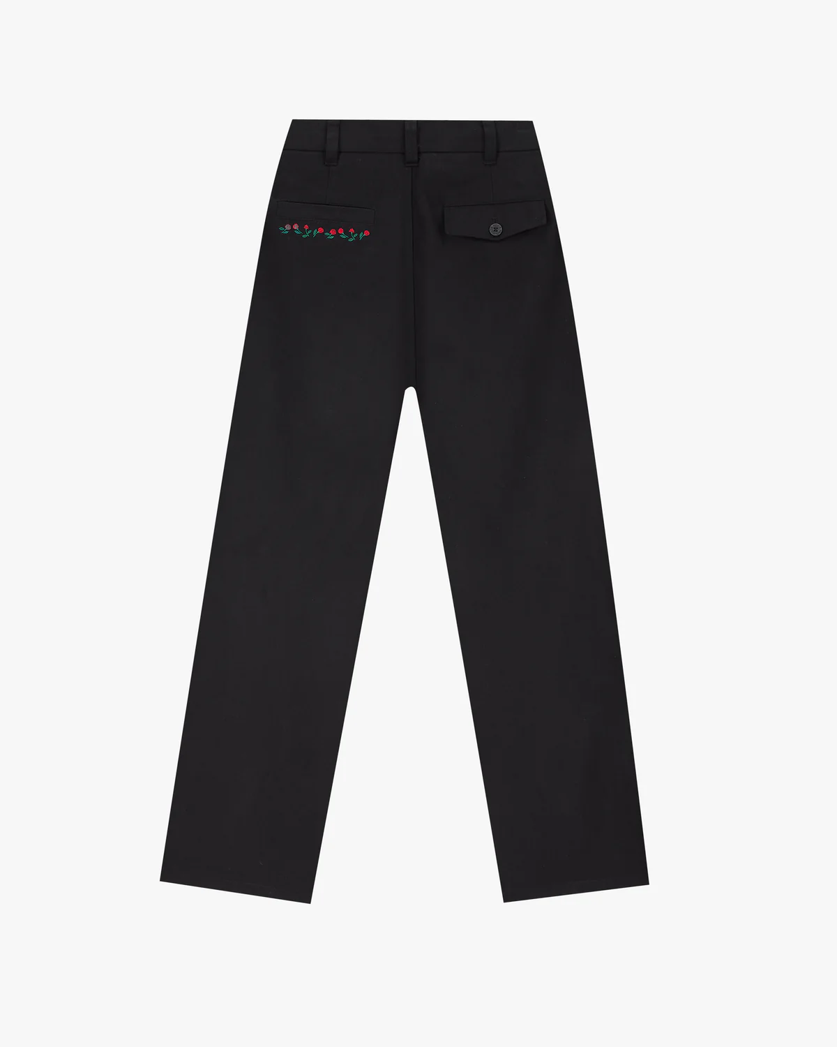 Vinyl Chino Pants Black