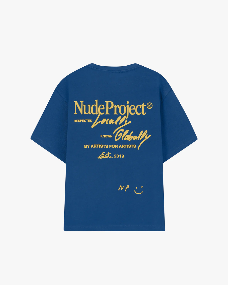 Global Soon Tee Blue