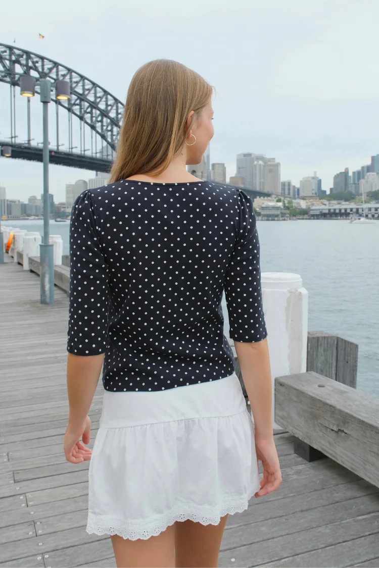 Jennie Polka Dots Top