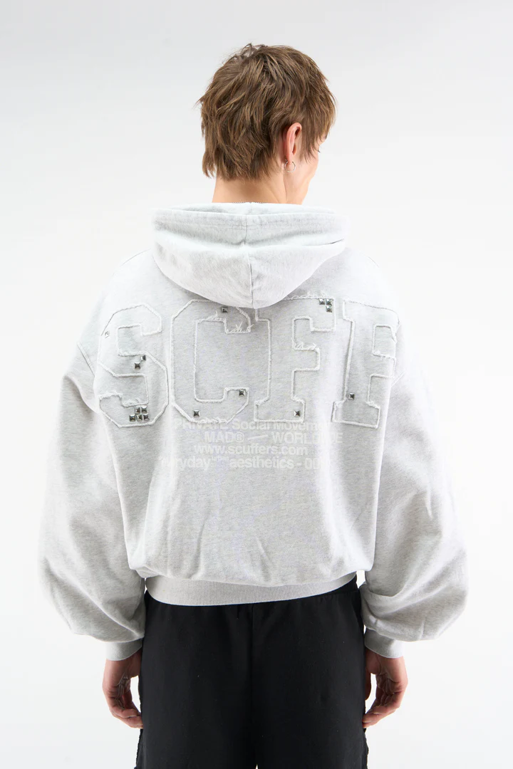 Worldwide Grey Melange Hoodie