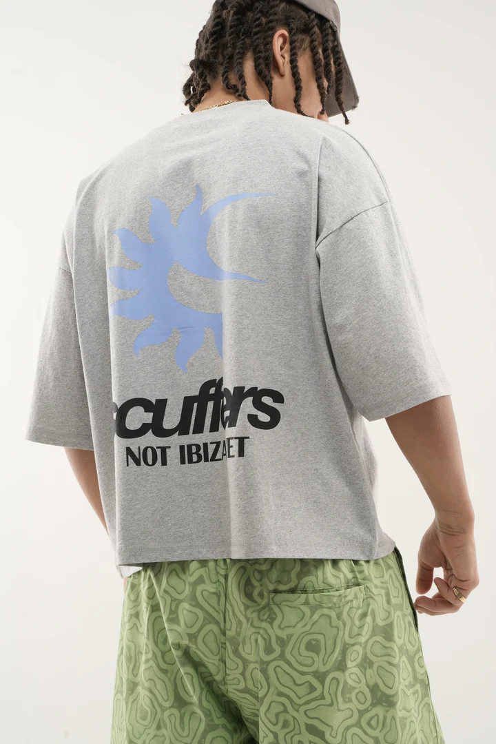 Not Ibiza Again Light Grey T-Shirt