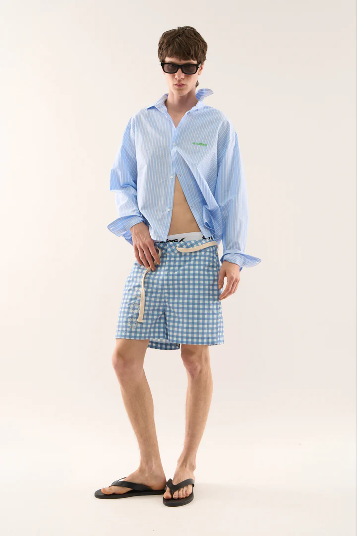 New Ibiza Checkered Blue Swimpants