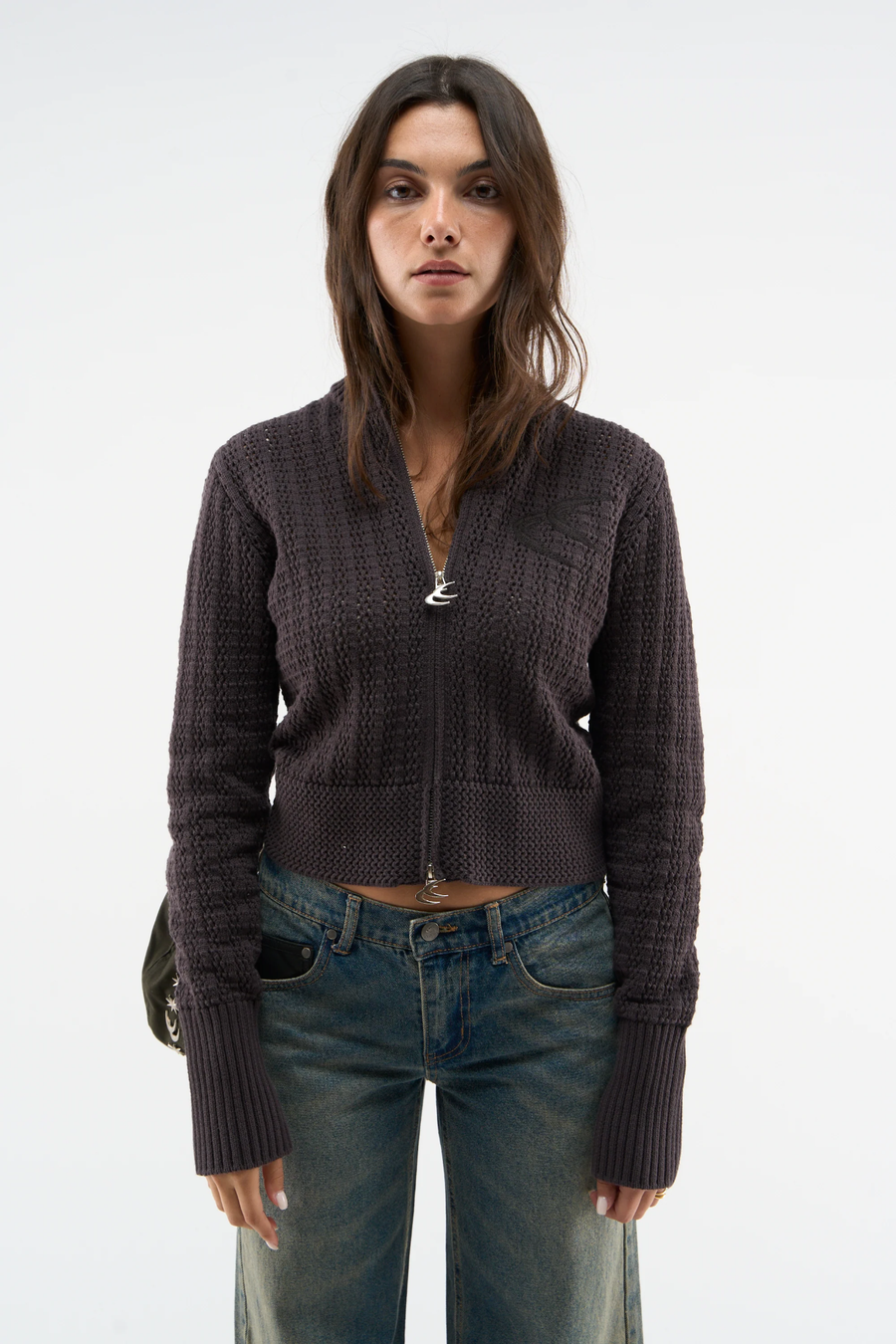 Stormy Brown Zipper