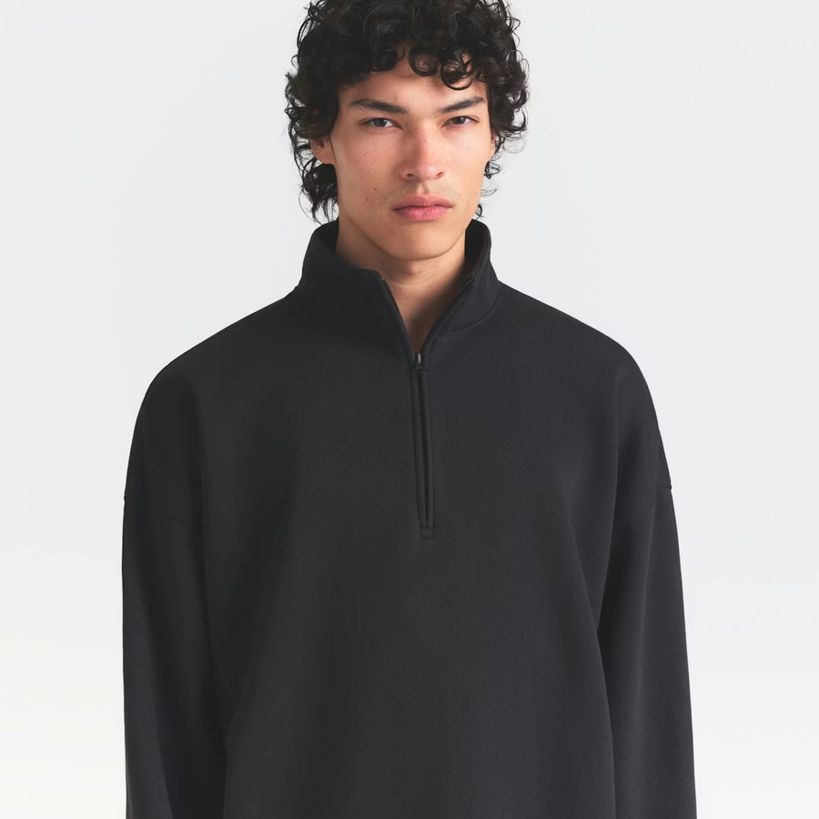 Mens Relaxed Quarter Zip