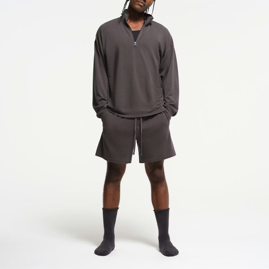 Mens Relaxed Quarter Zip Pullover