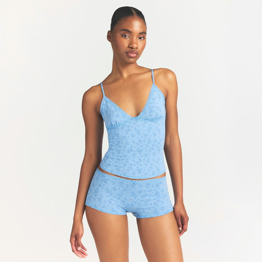 Lace Cami and Boy Short Set