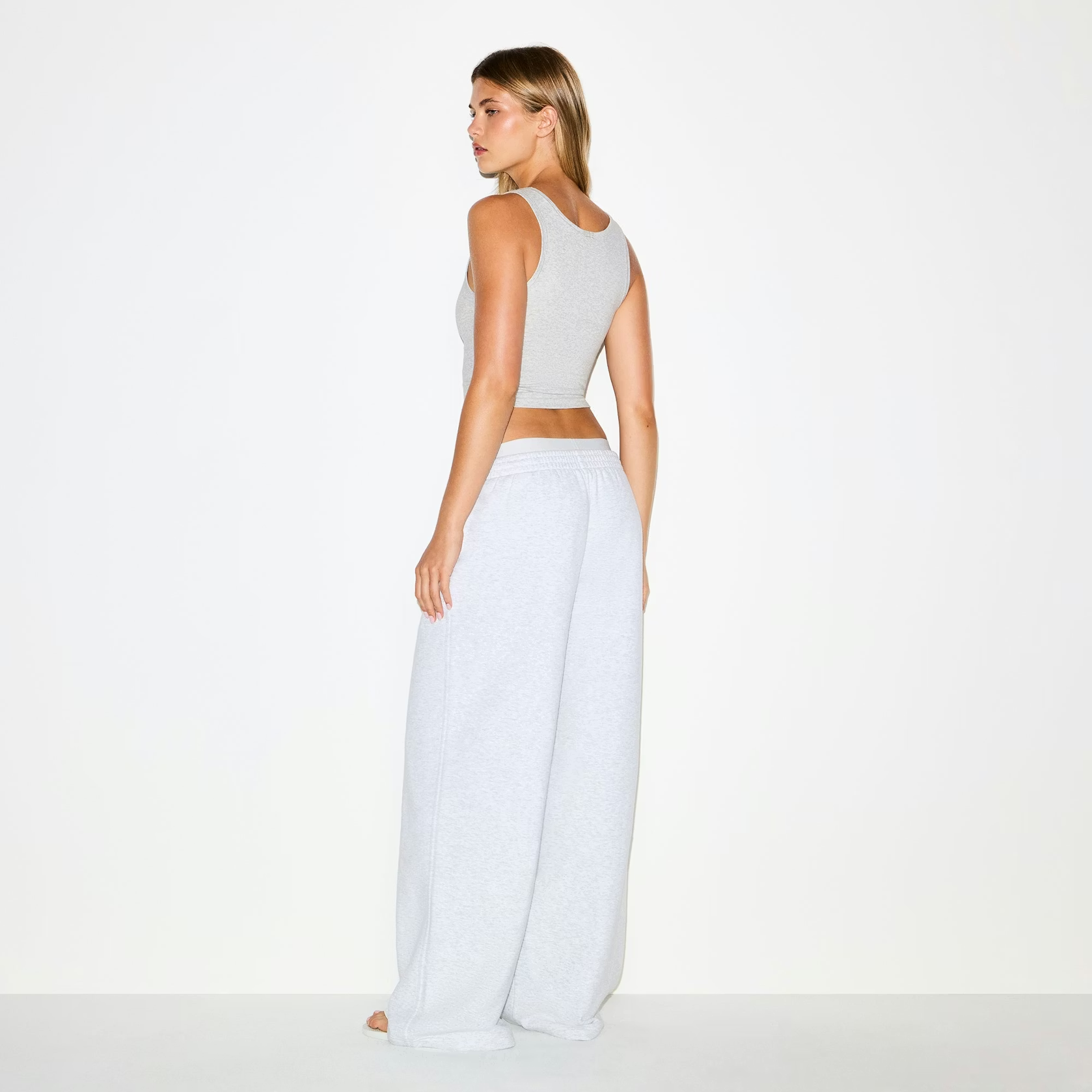 Oversized Double Waistband Pant