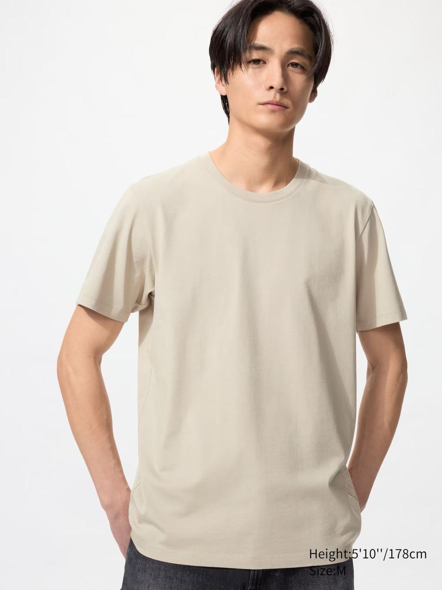 100% Supima Cotton T-Shirt Beige