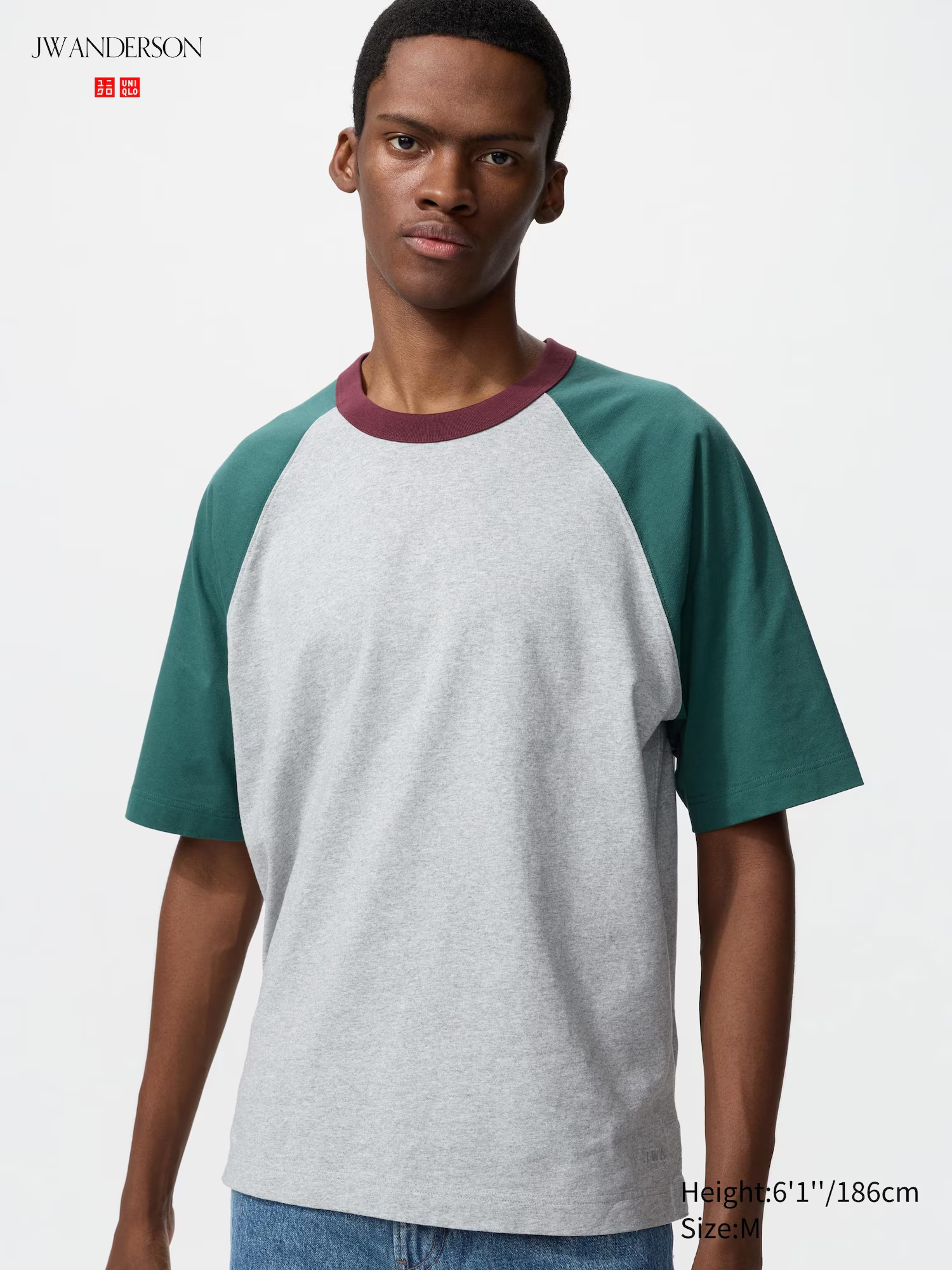Oversized Raglan T-Shirt 03 Grey