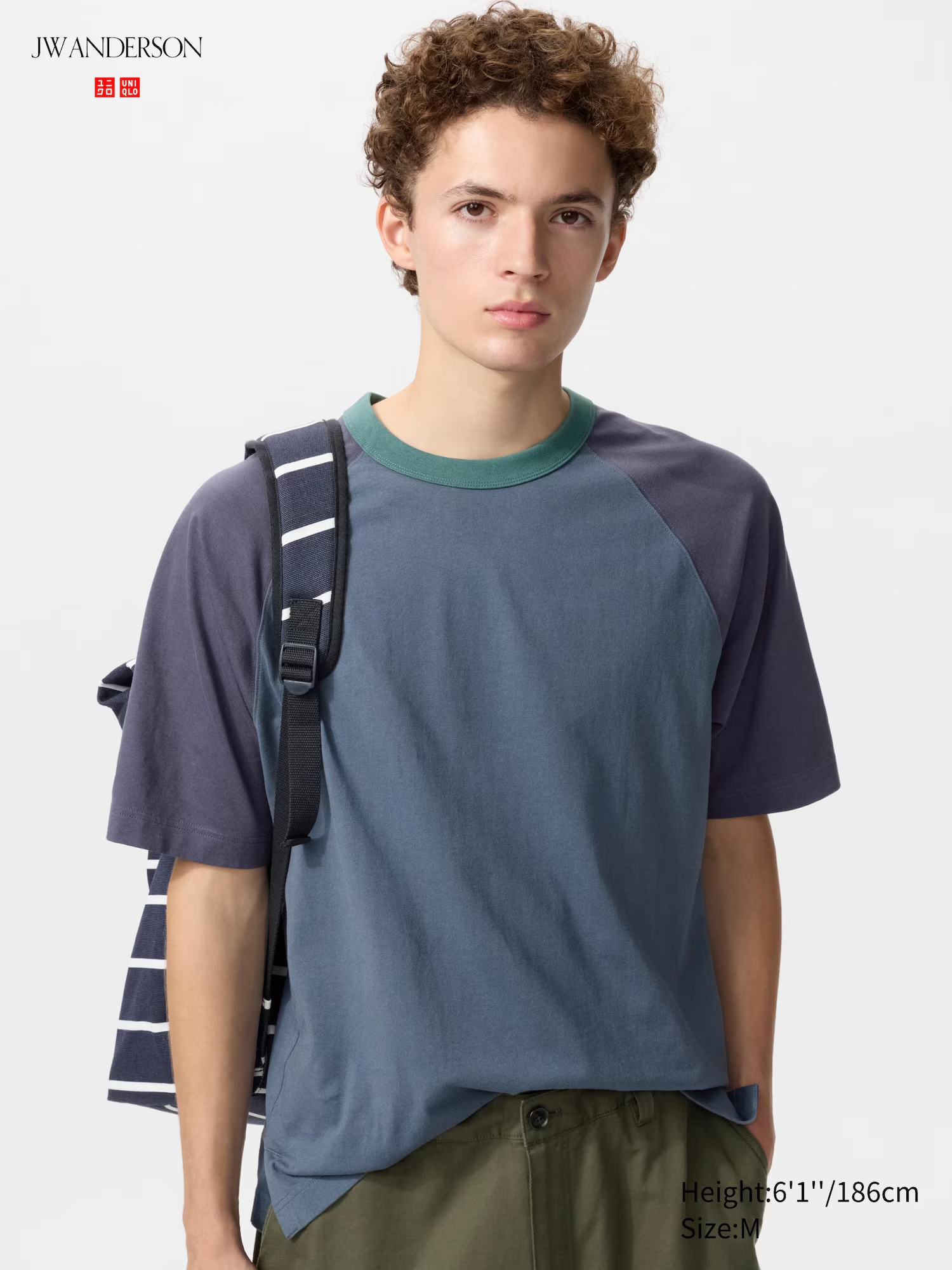 Oversized Raglan T-Shirt 67 Blue