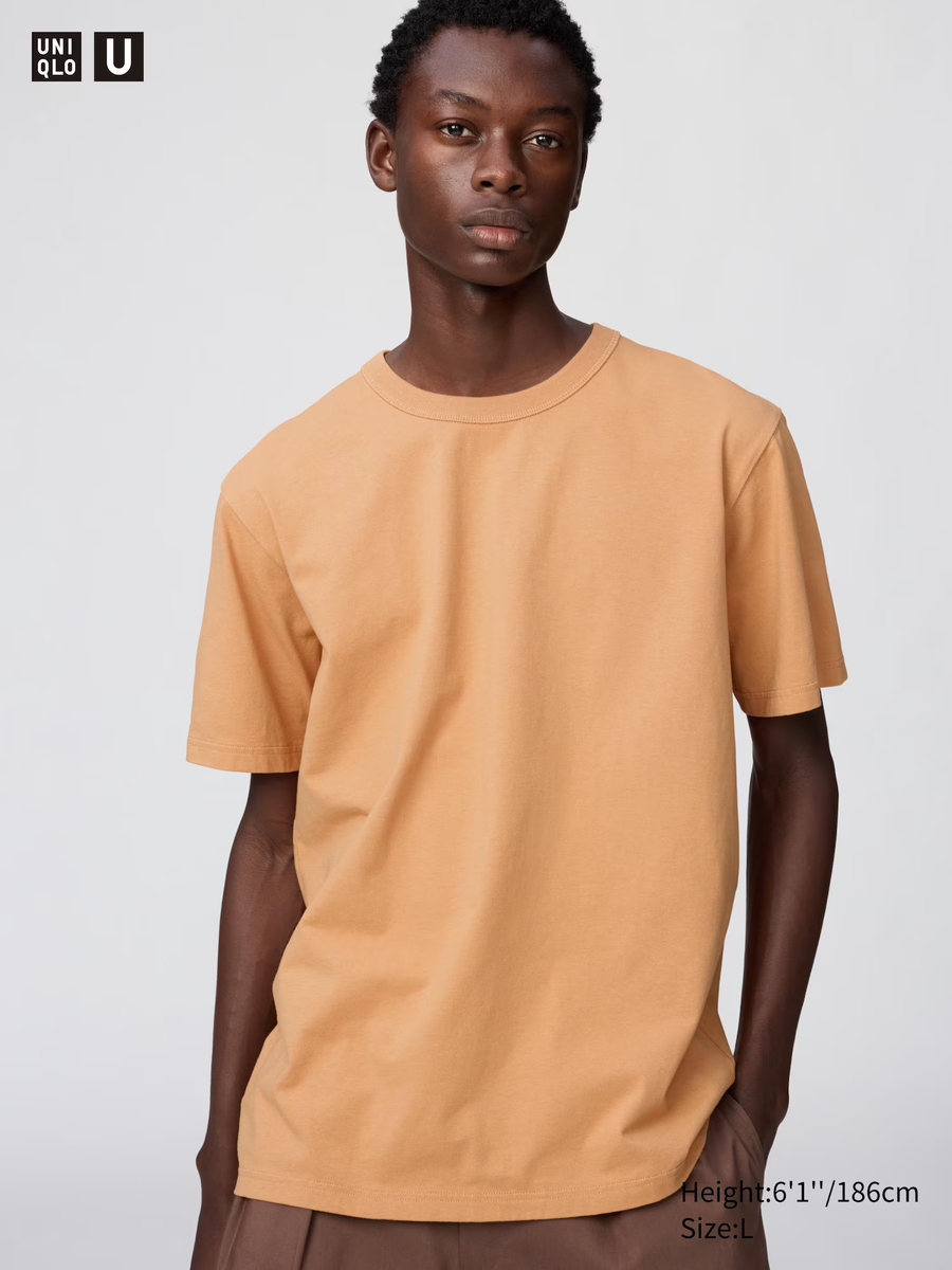 Crew Neck T-Shirt Orange