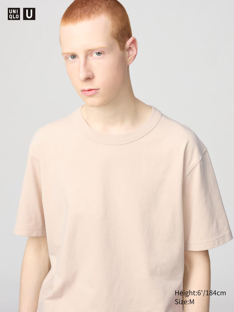 Crew Neck T-Shirt Natural