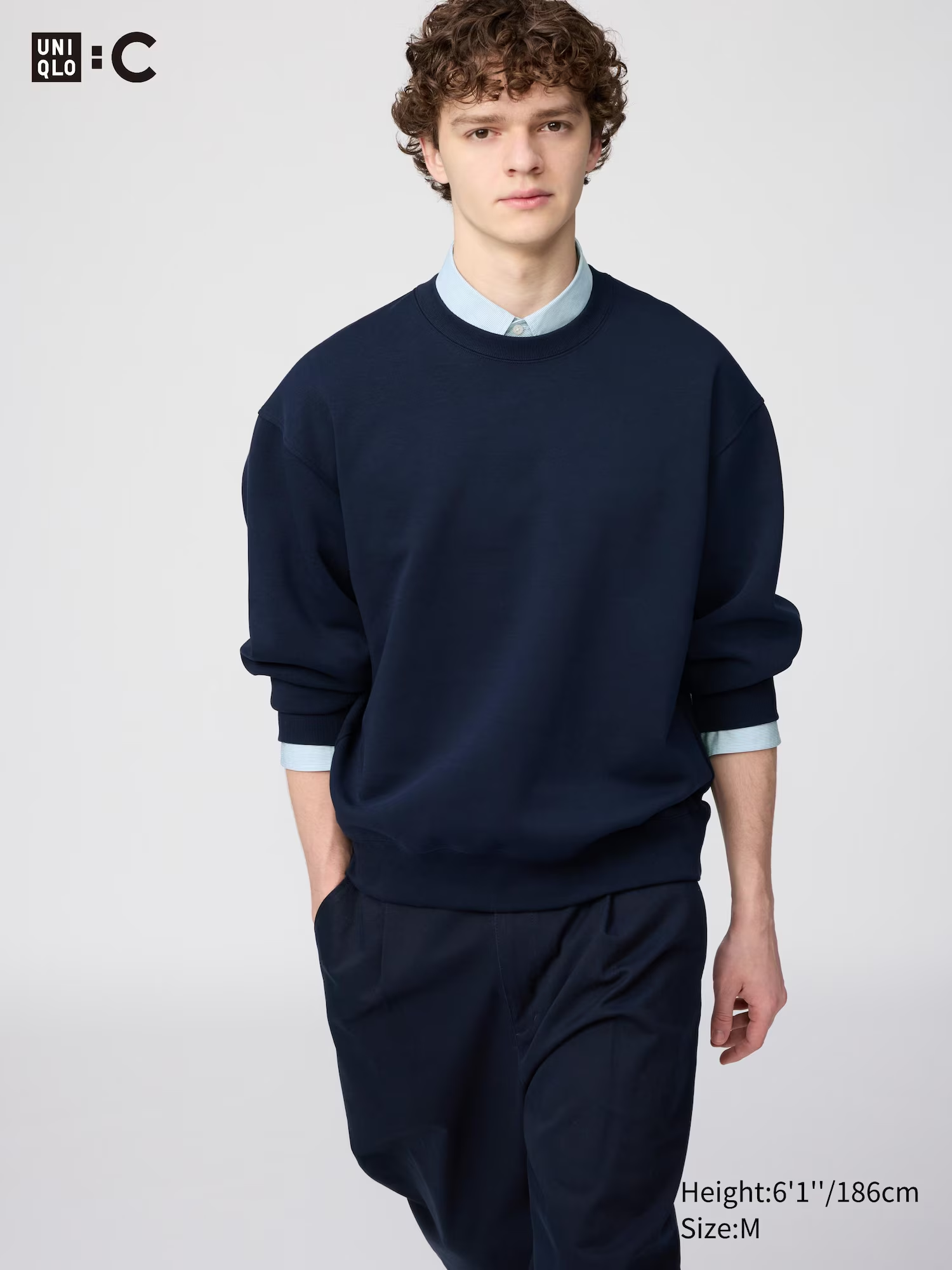 Oversized Sweatshirt Navy