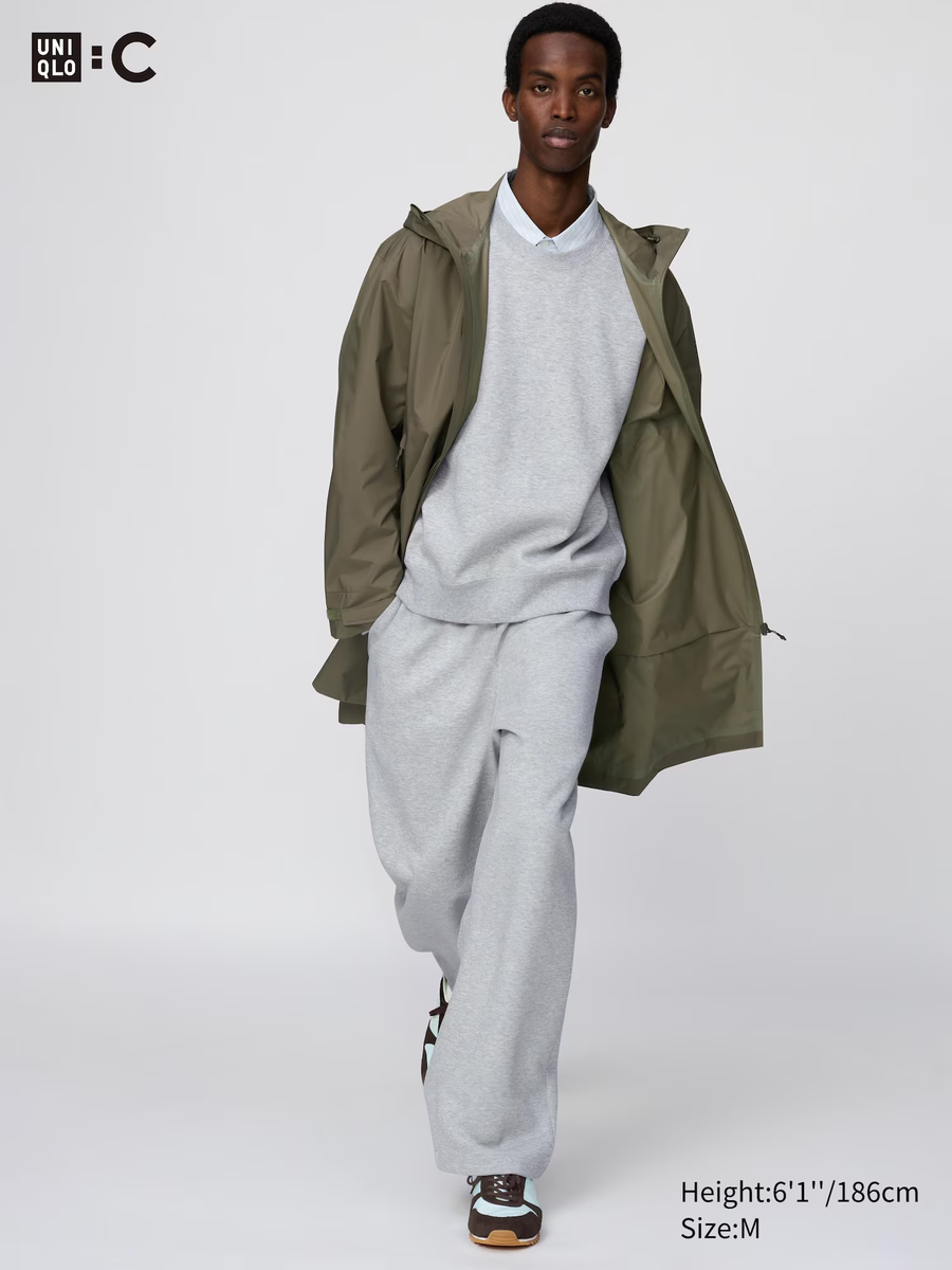 Sweat Wide Trousers Grey
